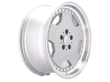 Jantes Look Mercedes Monoblock 18x8 5X112 ET 35 66.6 (Prata + Aba Polida)