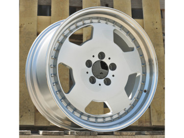 Jantes Look Mercedes Monoblock 18x9 5X112 ET 35 66.6 (Prata + Aba Polida)