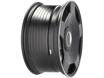 Jantes Look Mercedes Monoblock 20x9.5 5X112 ET 35 66.6 (Preto Metade Matte + Aba Polida)