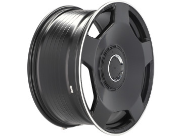 Jantes Look Mercedes Monoblock 23x10 5X130 ET 36 84.1 (Preto Metade Polido + Aba Polida)