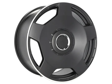Jantes Look Mercedes Monoblock 23x10 5X130 ET 36 84.1 (Preto Metade Polido + Aba Polida)
