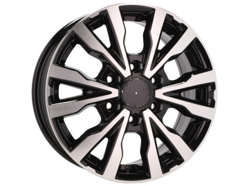 Jantes Look Mercedes Sprinter 16x6.5 6X120 ET 50 74.5 (Preto Polido)