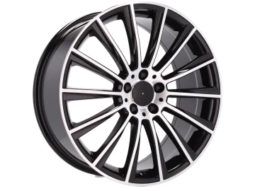 Jantes Look Mercedes Turbine 18x8 5X112 ET 35 66.6 (Preto Polido)