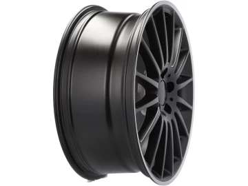 Jantes Look Mercedes Turbine 18x9 5X112 ET 50 66.6 (Preto Metade Matte + Aba Polida)