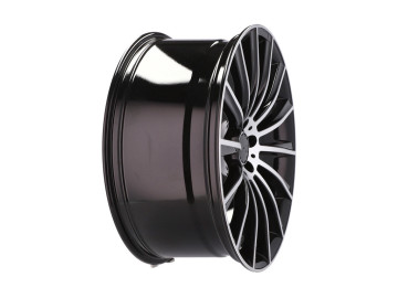 Jantes Look Mercedes Turbine 20x9.5 5X112 ET 45 66.6 (Preto Polido)