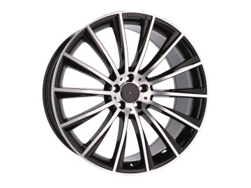 Jantes Look Mercedes Turbine 20x9.5 5X112 ET 45 66.6 (Preto Polido)