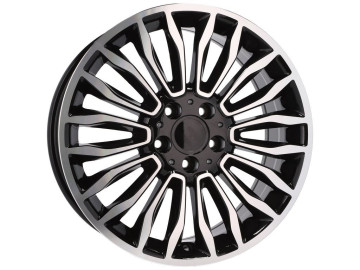 Jantes Look Mercedes Vito 18x7.5 5X112 ET 52 66.5 (Preto Polido)