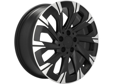 Jantes Look Mercedes Vito 18x7.5 5X112 ET 52 66.5 (Preto Polido Metade Matte)