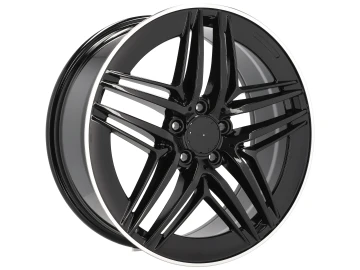 Jantes Look Mercedes Vito 19x8 5X112 ET 52 66.6 (Preto Aba Polida) (Carga max 1075kg)