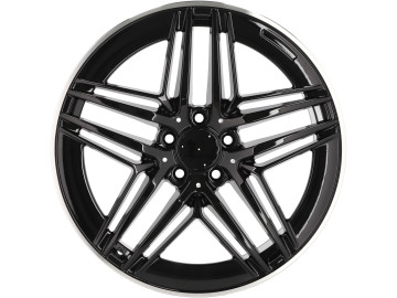 Jantes Look Mercedes Vito 19x8 5X112 ET 52 66.6 (Preto Aba Polida) (Carga max 1075kg)