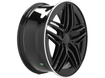 Jantes Look Mercedes Vito 19x8 5X112 ET 52 66.6 (Preto Aba Polida) (Carga max 1075kg)