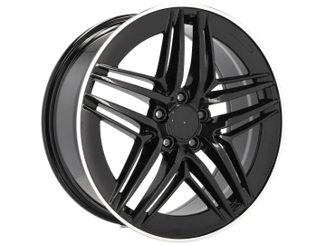 Jantes Look Mercedes Vito 19x8 5X112 ET 52 66.6 (Preto Aba Polida) (Carga max 1075kg)