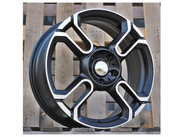 Jantes Look Mini Cooper S 18x7 5X112 ET 54 66.6 (Preto Polido Metade Matte)