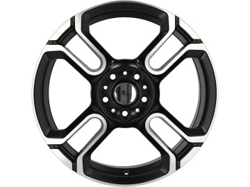 Jantes Look Mini Cooper S 18x7 5X112 ET 54 66.6 (Preto Polido Metade Matte)