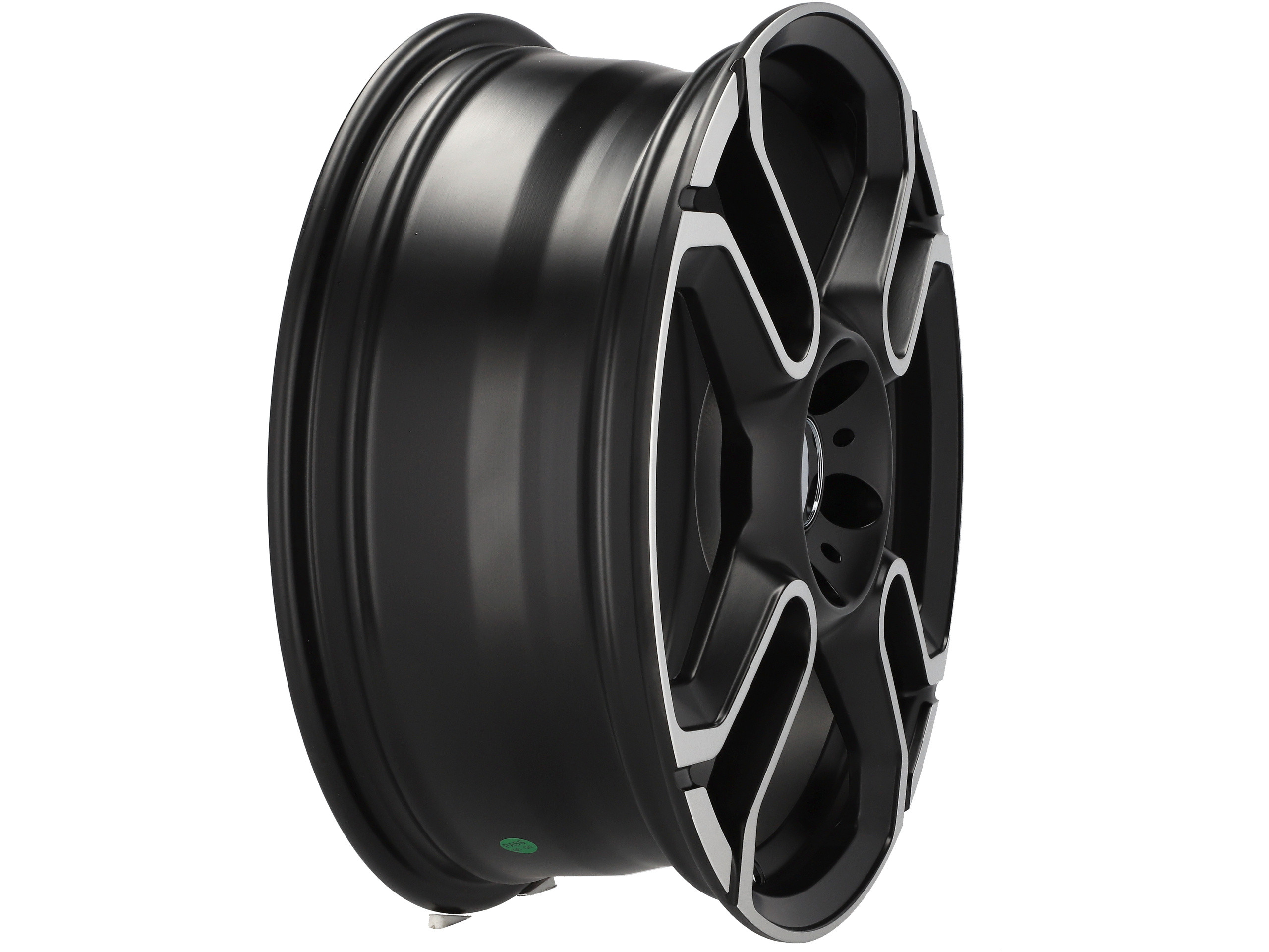 Jantes Look Mini Cooper S 18x7 5X112 ET 54 66.6 (Preto Polido Metade Matte)