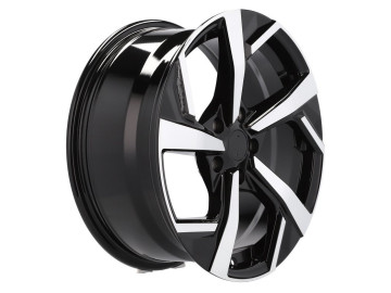 Jantes Look Nissan Qashqai 17x7.5 5X114.3 ET 40 66.1 (Preto Polido)