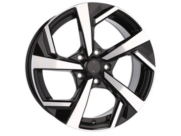 Jantes Look Nissan Qashqai 17x7.5 5X114.3 ET 40 66.1 (Preto Polido)