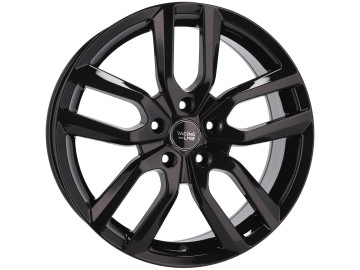 Jantes Look Nissan Qashqai 17x7 5X127 ET 40 71.6 (Preto Metade Matte)
