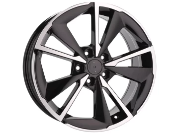 Jantes Look Nissan Qashqai 18x7.5 5X114.3 ET 45 66.1 (Preto Polido)