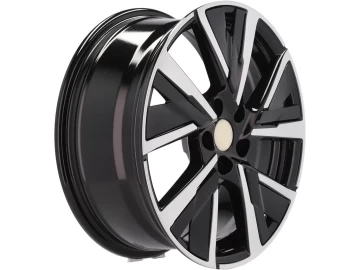 Jantes Look Peugeot 208 16x6.5 5X108 ET 40 65.1 (Preto Polido)