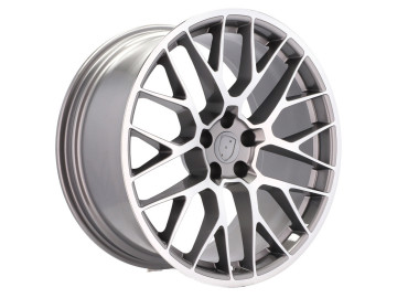 Jantes Look Porsche Macan RS Spyder 20x10 5X112 ET 19 66.5 (Cinza Polido)