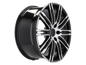 Jantes Look Porsche Panamera Turbo S 20x9.5 5X130 ET 47 71.6 (Preto Polido)