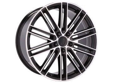 Jantes Look Porsche Panamera Turbo S 20x9.5 5X130 ET 55 71.6 (Preto Polido) 