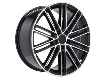 Jantes Look Porsche Panamera Turbo S 20x9.5 5X130 ET 55 71.6 (Preto Polido) 