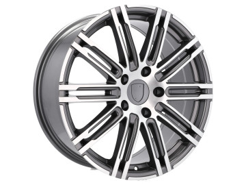 Jantes Look Porsche Panamera Turbo S 21x10 5X112 ET 19 66.5 (Cinza Polido)