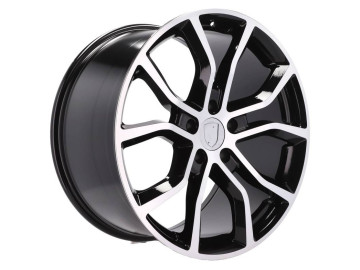 Jantes Look Porsche Cayenne 21x9.5 5X130 ET 46 71.6 (Preto Polido) 