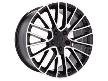 Jantes Look PORSCHE CAYENNE GTS TURBO 21x9.5 5X130 ET 46 71.6 (Preto Polido)