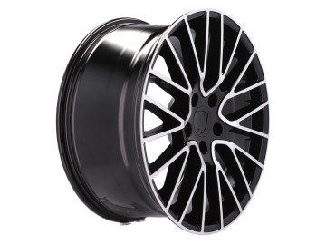 Jantes Look PORSCHE CAYENNE GTS TURBO 21x9.5 5X130 ET 46 71.6 (Preto Polido)