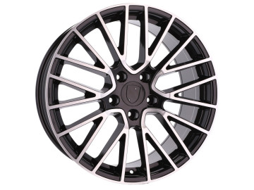 Jantes Look Porsche Panamera Turbo S 22x10 5X130 ET 48 71.6 (Preto Polido) 