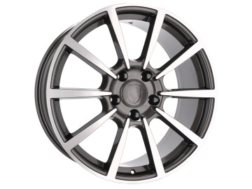 Jantes Look Porsche W1055 19x8.5 5X130 ET 50 71.5 (Cinza Polido) 