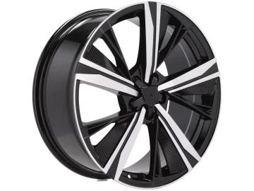 Jantes Look Peugeot 19x8 5X108 ET 40 65.1 (Preto Polido)