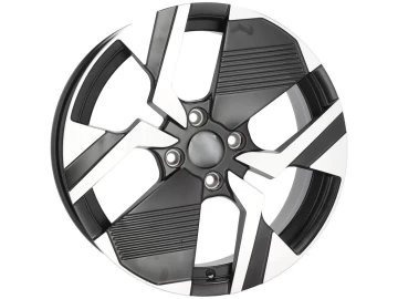 Jantes Look Peugeot 2008 17x6.5 4X108 ET 32 65.1 (Preto Polido Metade Matte)