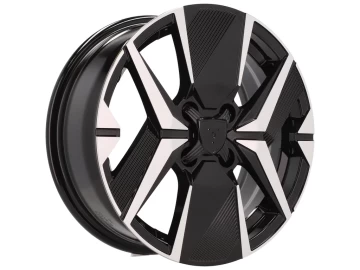 Jantes Look Peugeot 208 16x6.5 4X108 ET 32 65.1 (Preto Polido)