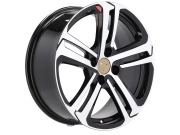 Jantes Look Peugeot 208 GTI 16x6.5 4X108 ET 25 65.1 (Preto Polido)