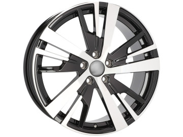 Jantes Look Peugeot 3008 18x7.5 5X108 ET 49 65.1 (Preto Polido)