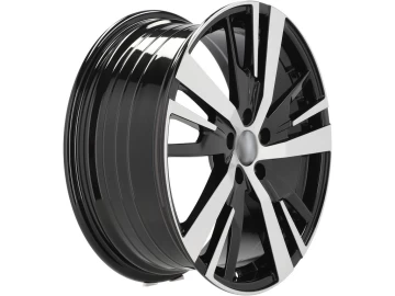 Jantes Look Peugeot 3008 18x7.5 5X108 ET 49 65.1 (Preto Polido)