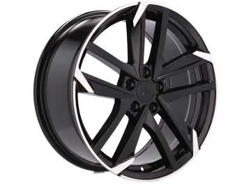 Jantes Look Peugeot 308 Gti 18x8 5X108 ET 45 65.1 (Preto Polido)