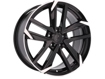 Jantes Look Peugeot 308 Gti 18x8 5X108 ET 45 65.1 (Preto Polido)