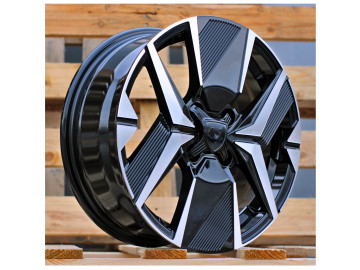 Jantes Look Peugeot 5008 (P74) SUV 16x6.5 4X108 ET 32 65.1 (Preto Polido)