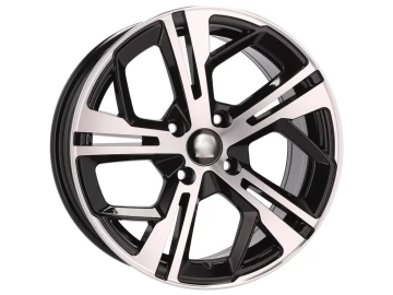 Jantes Look Peugeot 508 R8 16x7 4X108 ET 25 65.1 (Preto Polido)