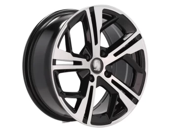 Jantes Look Peugeot 508 R8 17x7 4X108 ET 25 65.1 (Preto Polido)