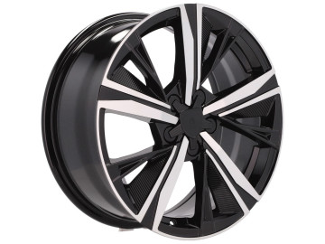 Jantes Look Peugeot GT Line 17x7 4X108 ET 25 65.1 (Preto Polido)