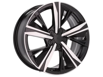 Jantes Look Peugeot GT Line 17x7 4X108 ET 25 65.1 (Preto Polido)