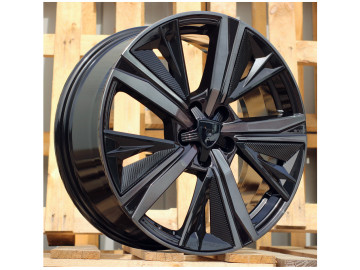 Jantes Look Peugeot GT Line 17x7 4X108 ET 32 65.1 (Preto + Tinted Face)