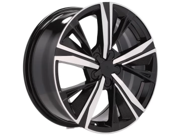 Jantes Look Peugeot GT Line 17x7 5X108 ET 44 65.1 (Preto Polido)