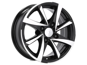 Jantes Look Peugeot R116 13x5.5 4X100 ET 35 67.1 (Preto Polido)